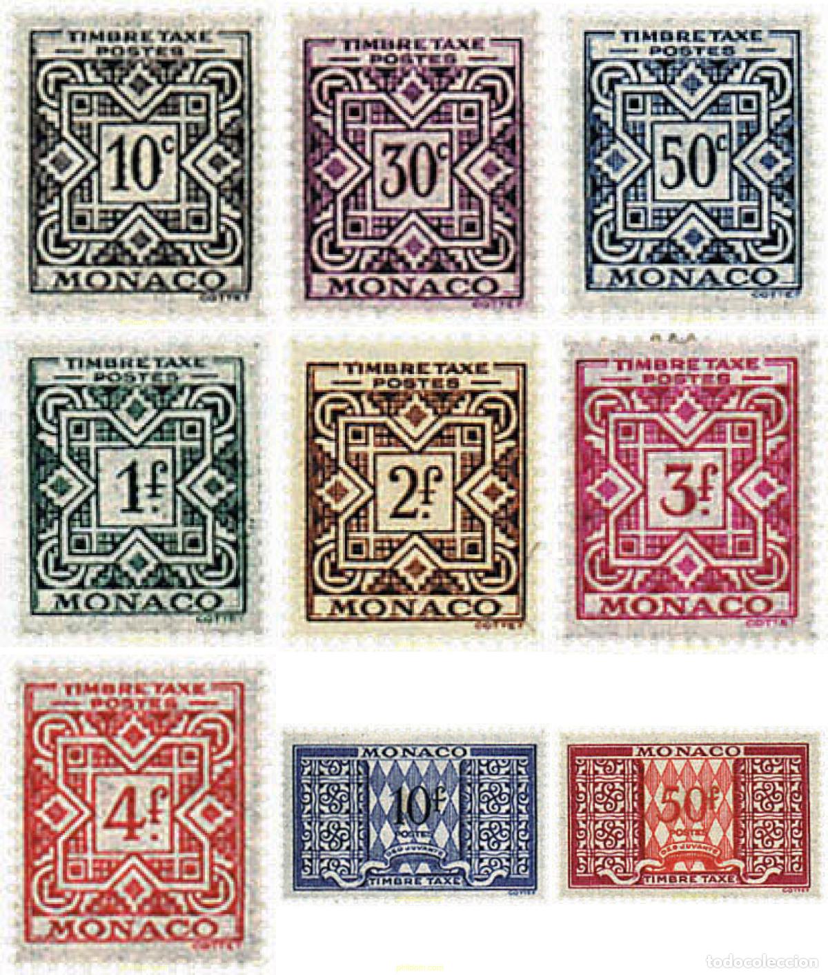 Sellos: 795035 HINGED MONACO 1946 CIFRAS