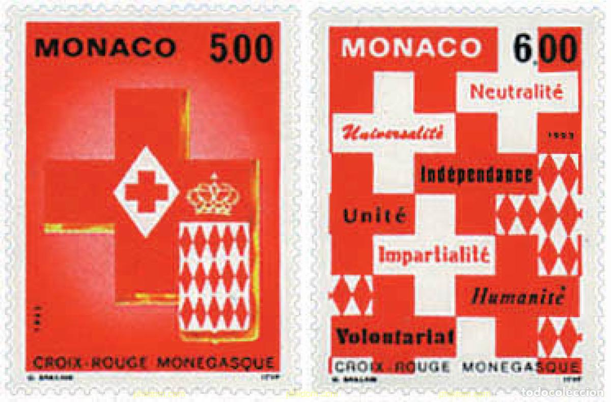 Sellos: 34836 MNH MONACO 1993 CRUZ ROJA MONEGASCA
