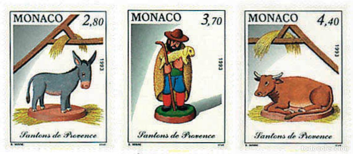 Sellos: 34840 MNH MONACO 1993 NAVIDAD