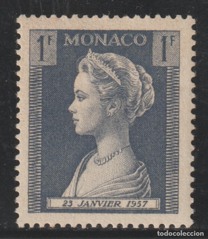 Sellos: MONACO // YVERT 478 // 1957 ... NUEVO con rastro de fijasellos