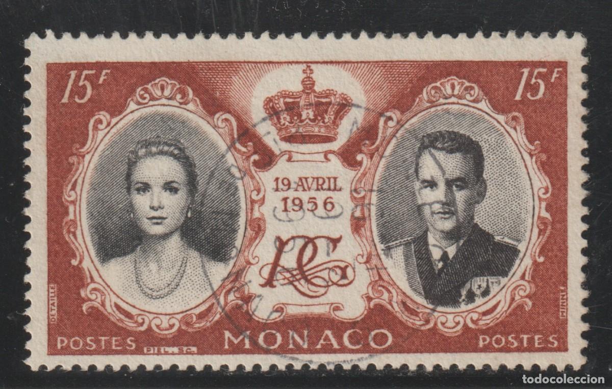 Sellos: MONACO // YVERT 477 // 1956 ... USADO - Foto 1