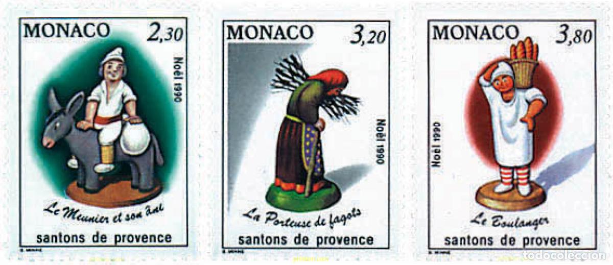 Sellos: 34830 MNH MONACO 1990 NAVIDAD