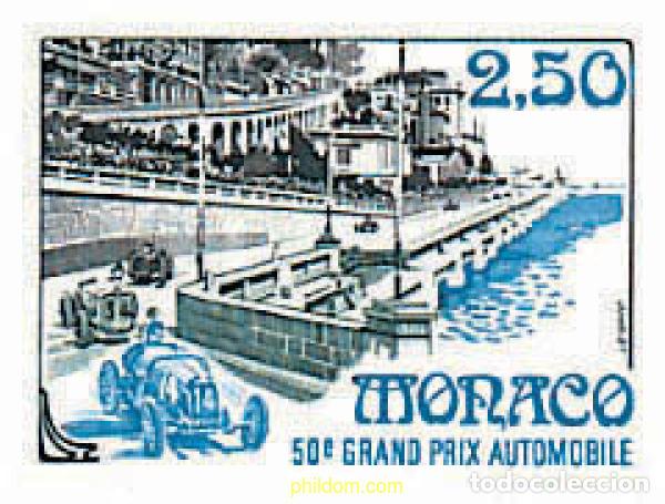 Sellos: 77463 MNH MONACO 1992 50 GRAN PREMIO AUTOMOVILISTICO DE MONACO