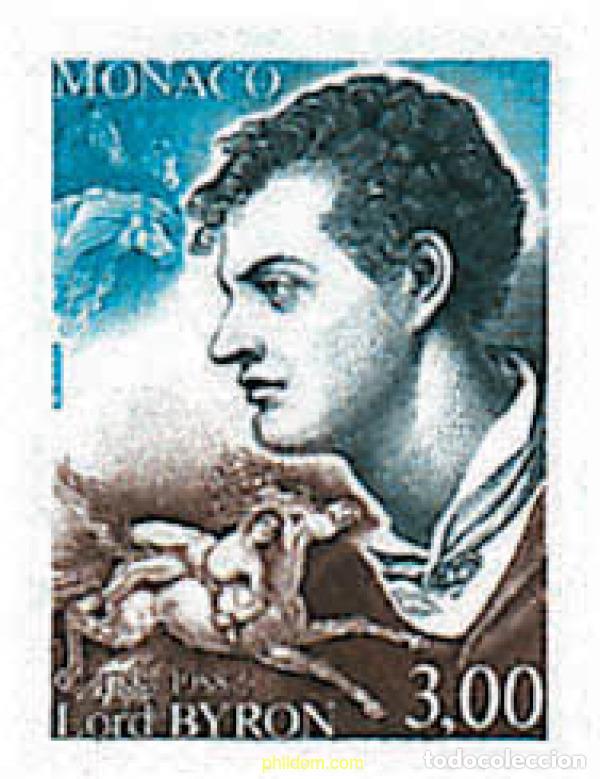Sellos: 32472 MNH MONACO 1988 BICENTENARIO DEL NACIMIENTO DE LORD BYRON