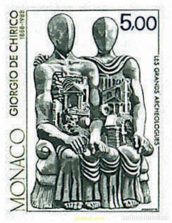 Sellos: 32470 MNH MONACO 1988 CENTENARIO DEL NACIMIENTO DE GIORGIO DE CHIRICO