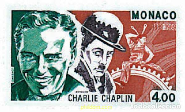 Sellos: 77484 MNH MONACO 1989 CENTENARIO DEL NACIMIENTO DE CHARLES CHAPLIN