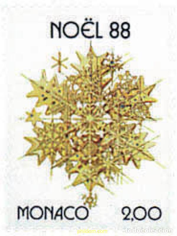 Sellos: 32579 MNH MONACO 1988 NAVIDAD