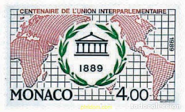 Timbres: 32484 MNH MONACO 1989 CENTENARIO DE LA UNION INTERPARLAMENTARIA