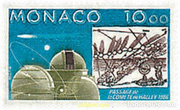 Sellos: 32468 MNH MONACO 1986 PASO DEL COMETA HALLEY