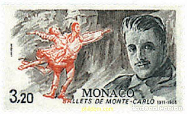 Sellos: 76910 MNH MONACO 1986 NUEVA COMPA&Ntilde;IA DE BALLET DE MONTECARLO