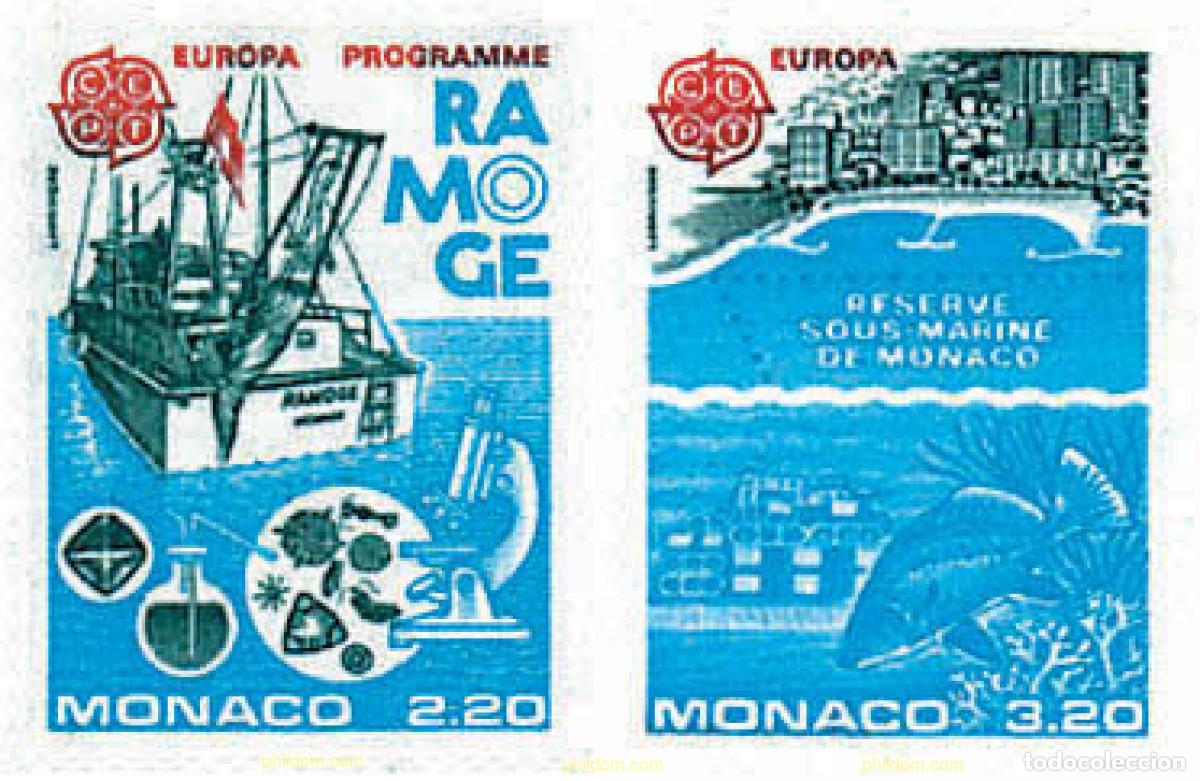 Sellos: 64107 MNH MONACO 1986 EUROPA CEPT. PATRIMONIO ARTISTICO Y NATURAL