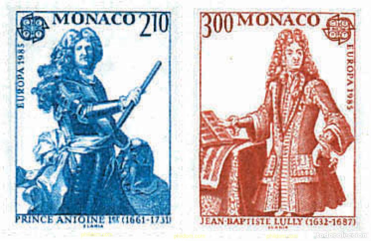 Sellos: 66218 MNH MONACO 1985 EUROPA CEPT. A&Ntilde;O EUROPEO DE LA MUSICA