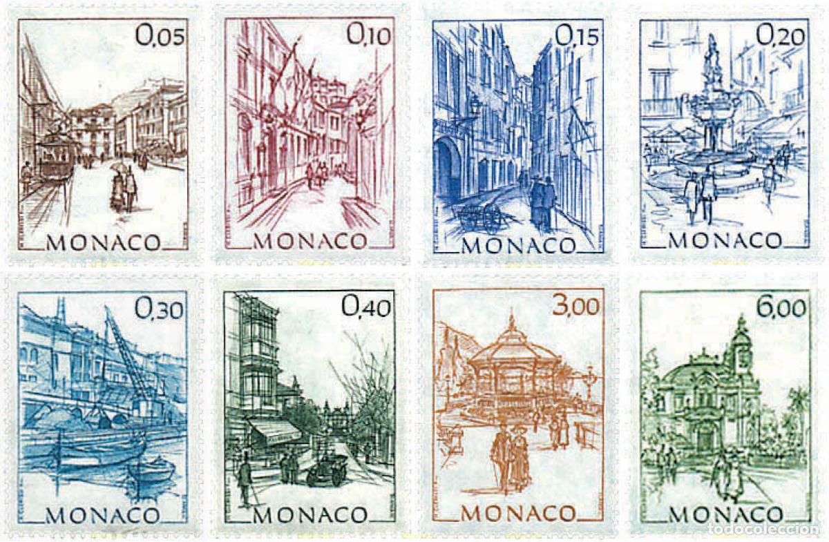 Sellos: 79012 MNH MONACO 1984 OBRAS DEL PINTOR HUBERT CLERISSI