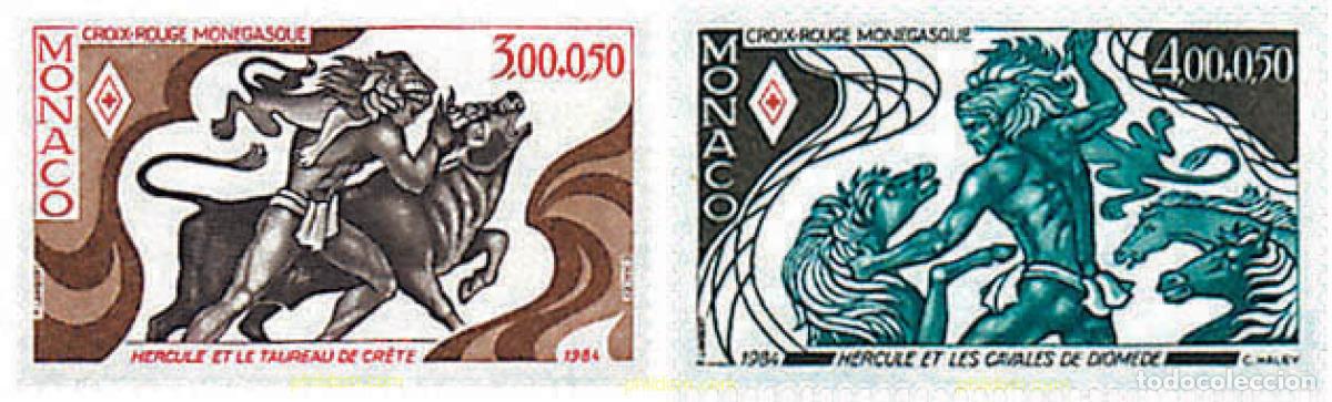Sellos: 79018 MNH MONACO 1984 CRUZ ROJA MONEGASCA