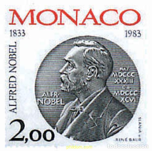 Sellos: 32459 MNH MONACO 1983 150 ANIVERSARIO DE ALFRED NOBEL