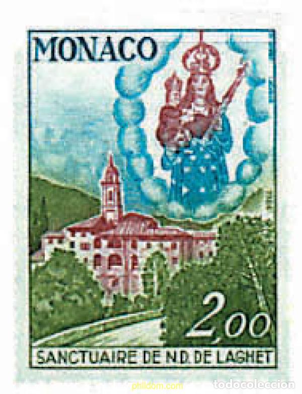 Sellos: 32464 MNH MONACO 1984 SANTUARIO DE NUESTRA SE&Ntilde;ORA DE LAGHET