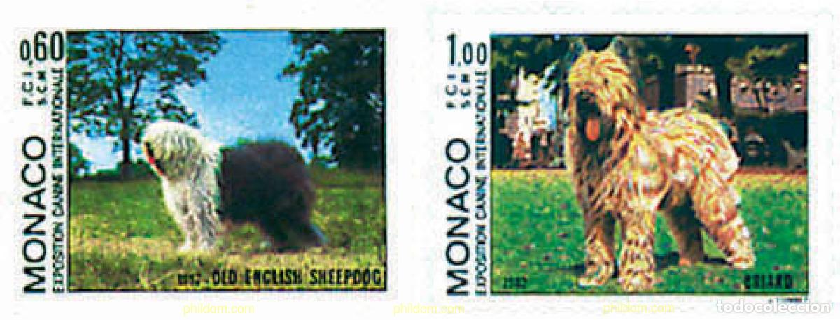 Sellos: 51022 MNH MONACO 1982 EXPOSICION CANINA INTERNACIONAL