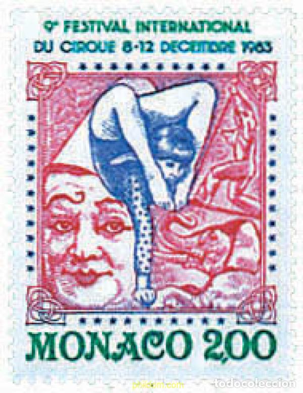 Sellos: 32937 MNH MONACO 1983 9 FESTIVAL INTERNACIONAL DEL CIRCO DE MONTECARLO