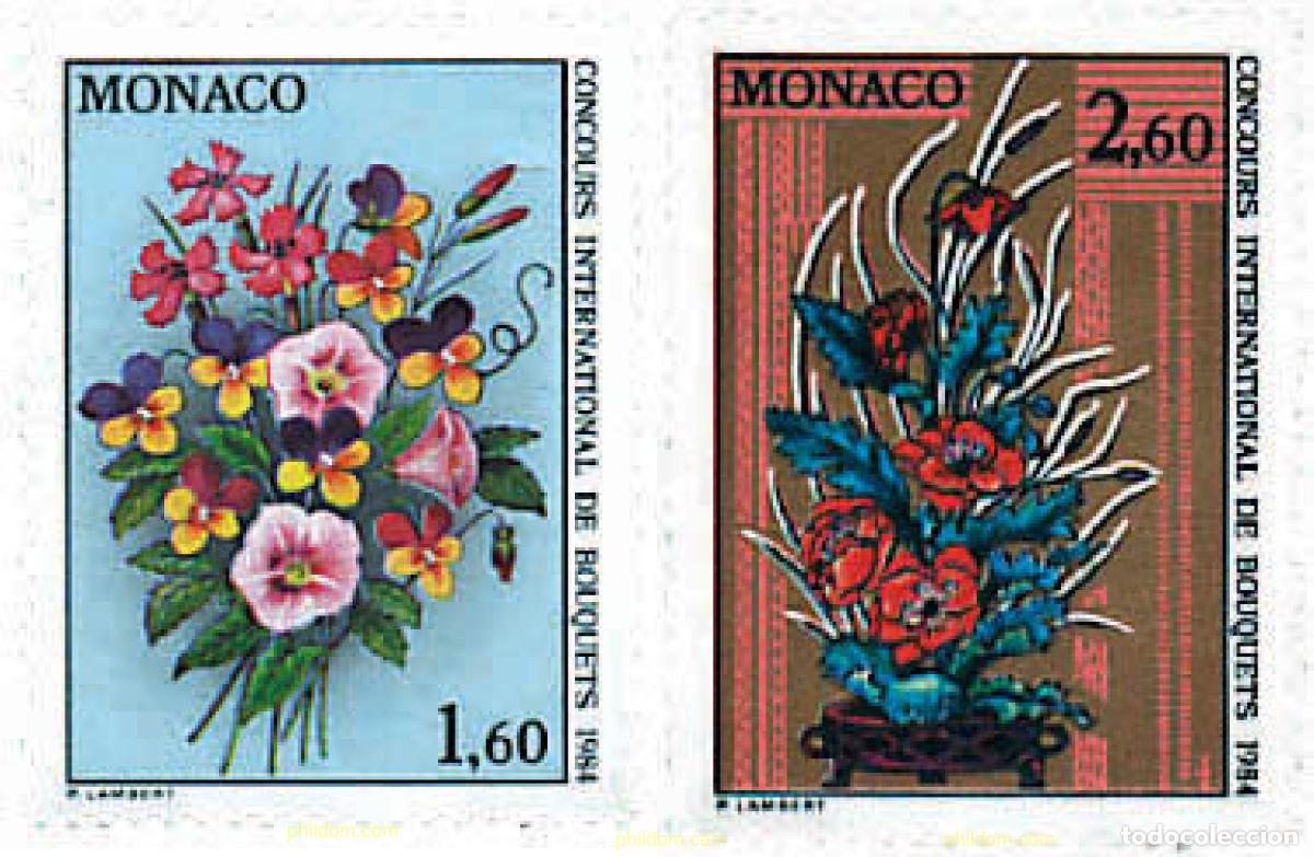Sellos: 96951 MNH MONACO 1983 CONCURSO INTERNACIONAL DE RAMOS DE FLORES