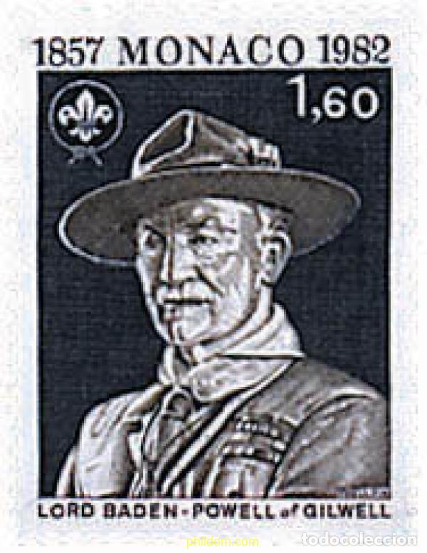 Sellos: 38522 MNH MONACO 1982 125 ANIVERSARIO DEL NACIMIENTO DE LORD BADEN-POWELL