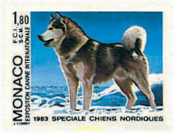 Sellos: 51024 MNH MONACO 1983 EXPOSICION CANINA INTERNACIONAL