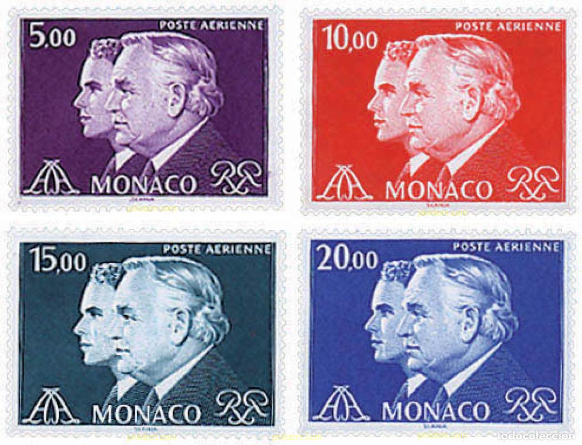 Sellos: 34796 MNH MONACO 1982 PRINCIPES RAINIERO III Y ALBERTO