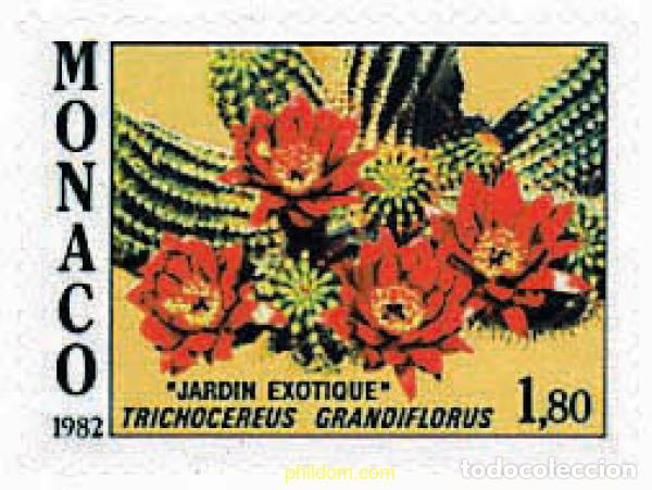 Sellos: 96943 MNH MONACO 1982 FLOR DEL JARDIN EXOTICO