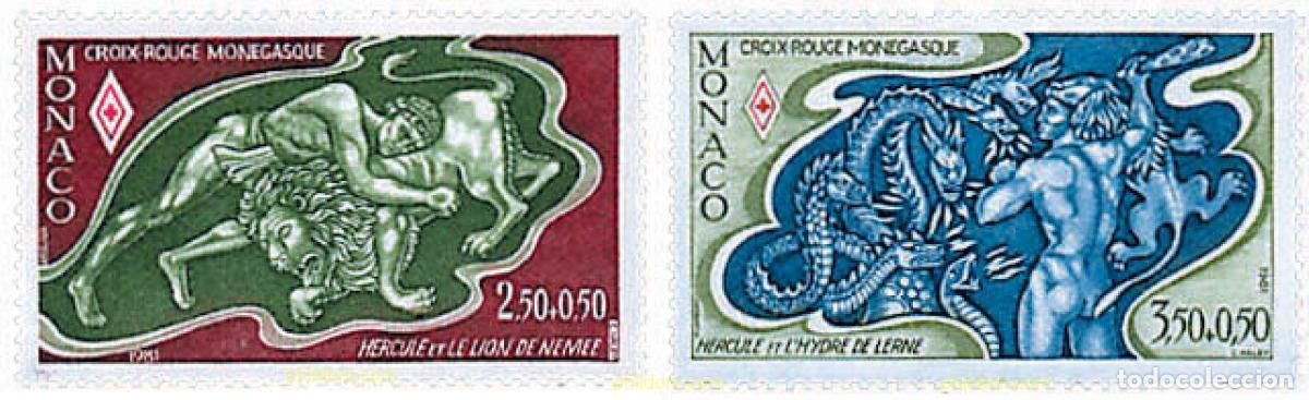 Sellos: 32454 MNH MONACO 1981 CRUZ ROJA MONEGASCA