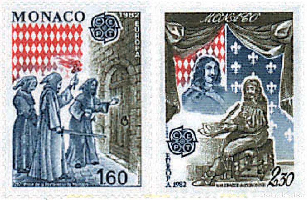 Sellos: 62498 MNH MONACO 1982 EUROPA CEPT. HISTORIA
