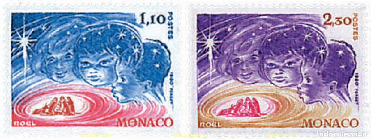 Sellos: 32493 MNH MONACO 1980 NAVIDAD