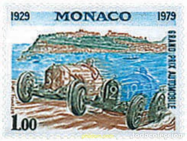 Sellos: 49047 MNH MONACO 1979 50 ANIVERSARIO DEL GRAN PREMIO AUTOMOVILISTICO DE MONACO