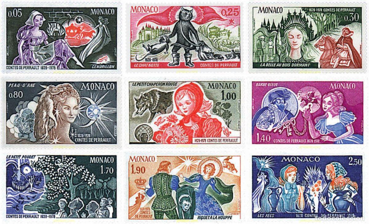 Sellos: 78116 MNH MONACO 1978 350 A&Ntilde;OS DEL NACIMIENTO DE CHARLES PERRAULT
