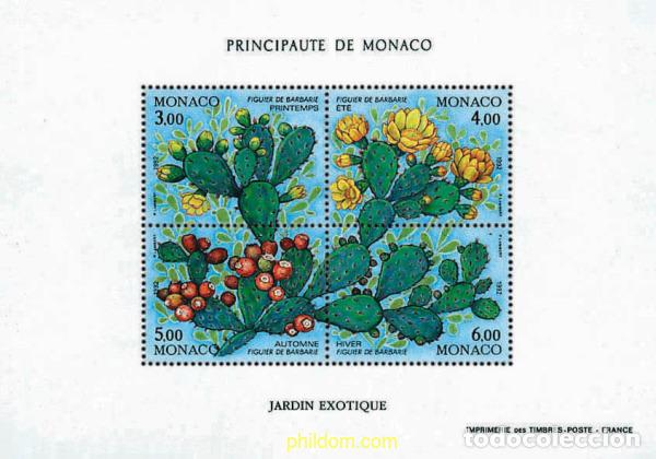 Sellos: 96981 MNH MONACO 1992 LAS CUATRO ESTACIONES DEL HIGO CHUMBO