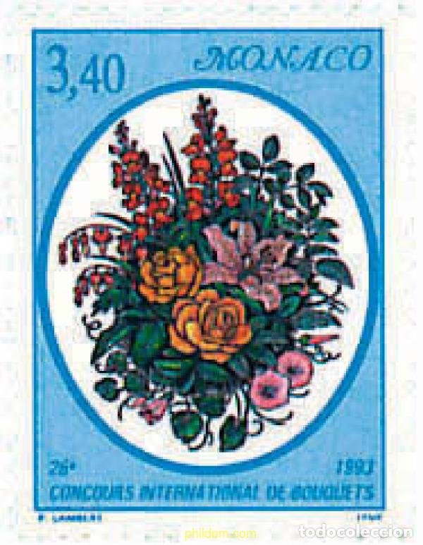 Sellos: 97027 MNH MONACO 1993 26 CONCURSO INTERNACIONAL DE RAMOS DE FLORES