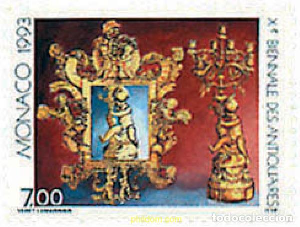 Sellos: 32964 MNH MONACO 1993 10 BIENAL DE ANTICUARIOS, JOYEROS Y GALERIAS DE ARTE DE MONTECARLO