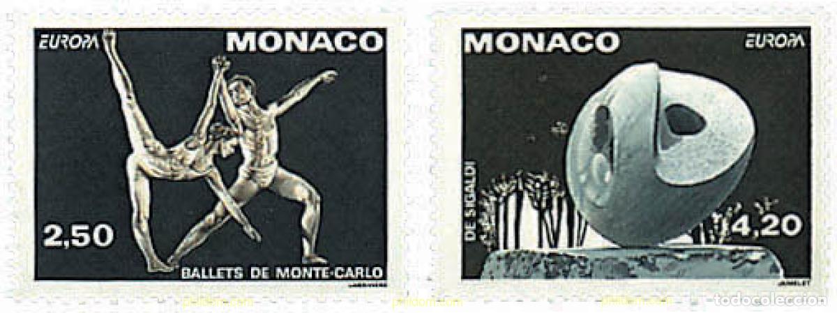 Sellos: 62865 MNH MONACO 1993 EUROPA CEPT. ARTE CONTEMPORANEO