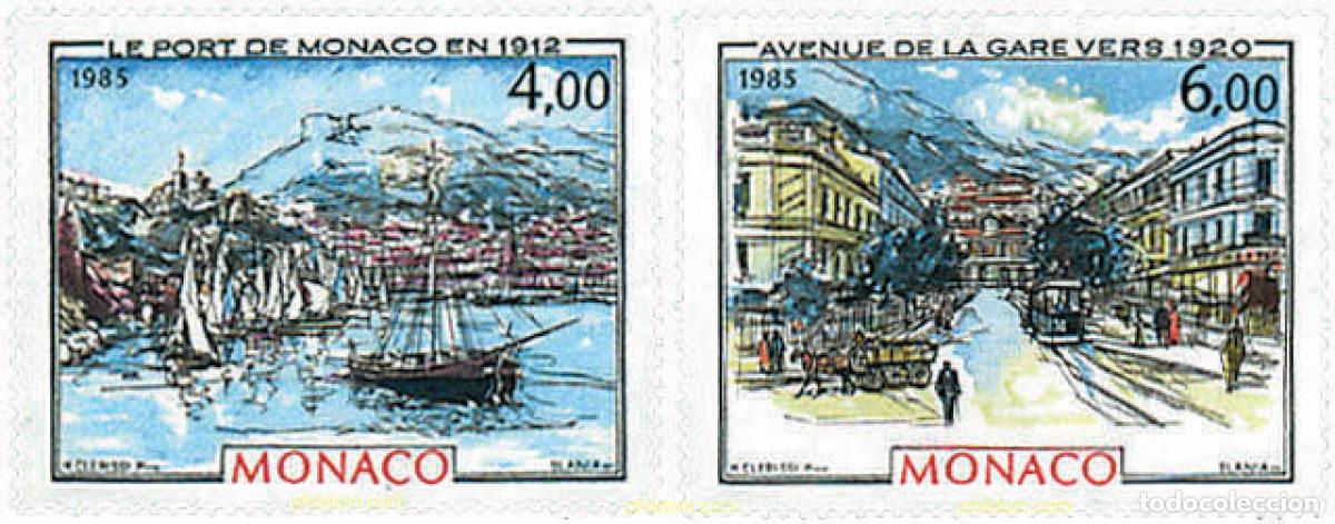 Sellos: 56019 MNH MONACO 1985 MONACO Y MONTECARLO EN LA BELLE EPOQUE