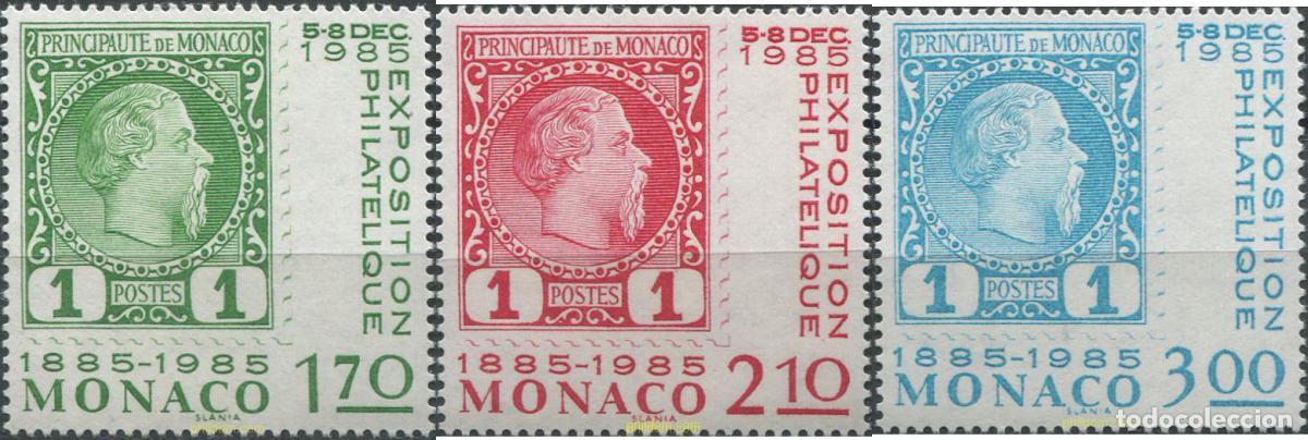 Sellos: 32466 MNH MONACO 1985 CENTENARIO DEL PRIMER SELLO DE MONACO