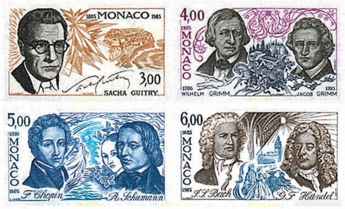 Sellos: 78118 MNH MONACO 1985 ANIVERSARIOS