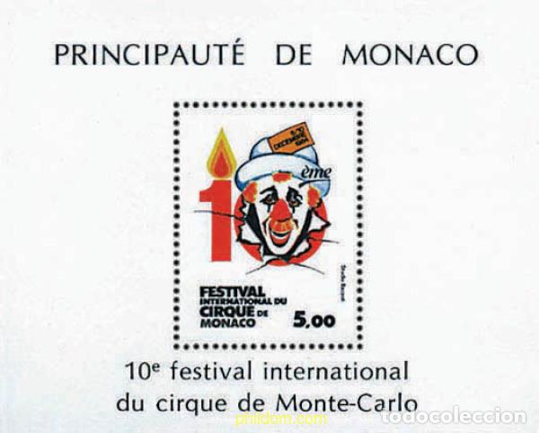 Sellos: 34807 MNH MONACO 1984 10 FESTIVAL INTERNACIONAL DEL CIRCO DE MONTECARLO