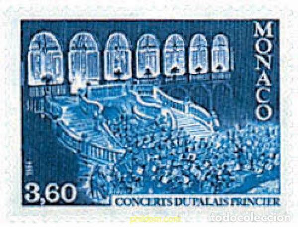 Sellos: 32465 MNH MONACO 1984 25 A&Ntilde;OS DE CONCIERTOS EN EL PALACIO PRINCIPESCO
