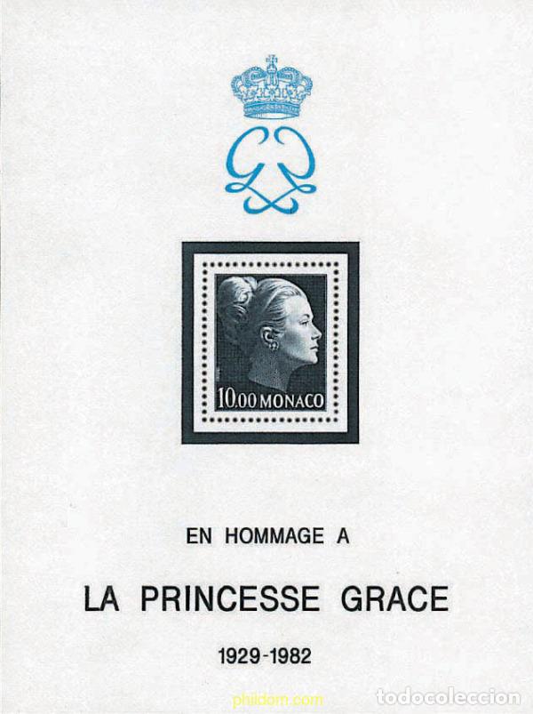 Sellos: 34802 MNH MONACO 1983 HOMENAJE A LA PRINCESA GRACE