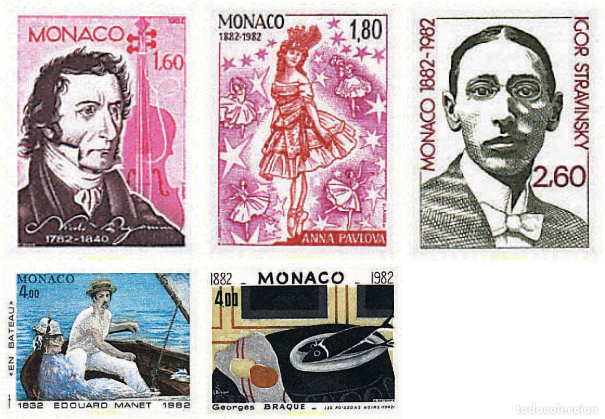 Sellos: 32677 MNH MONACO 1982 ANIVERSARIOS