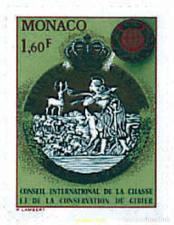Sellos: 51023 MNH MONACO 1982 29 ASAMBLEA GENERAL DEL CONSEJO INTERNACIONAL DE LA CAZA EN MONTECARLO