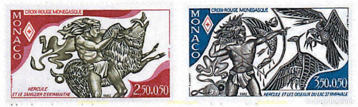 Sellos: 35478 MNH MONACO 1982 CRUZ ROJA MONEGASCA