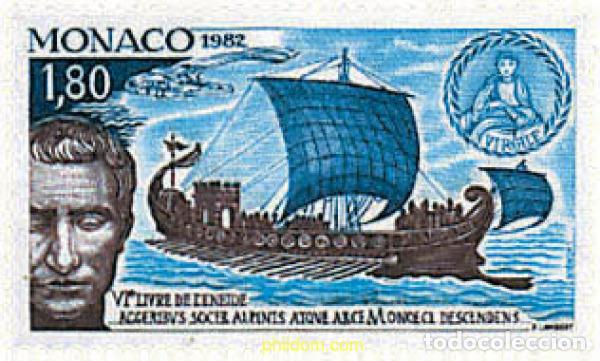 Sellos: 32679 MNH MONACO 1982 BIMILENARIO DE LA MUERTE DEL POETA VIRGILIO