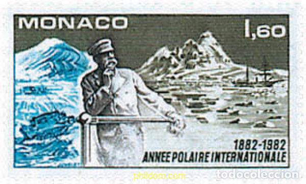 Sellos: 44373 MNH MONACO 1982 CENTENARIO DEL PRIMER A&Ntilde;O POLAR INTERNACIONAL