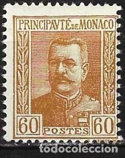 Sellos: Monaco 1925 - Mi 105 - YT 88- Principe Luis II - MH*