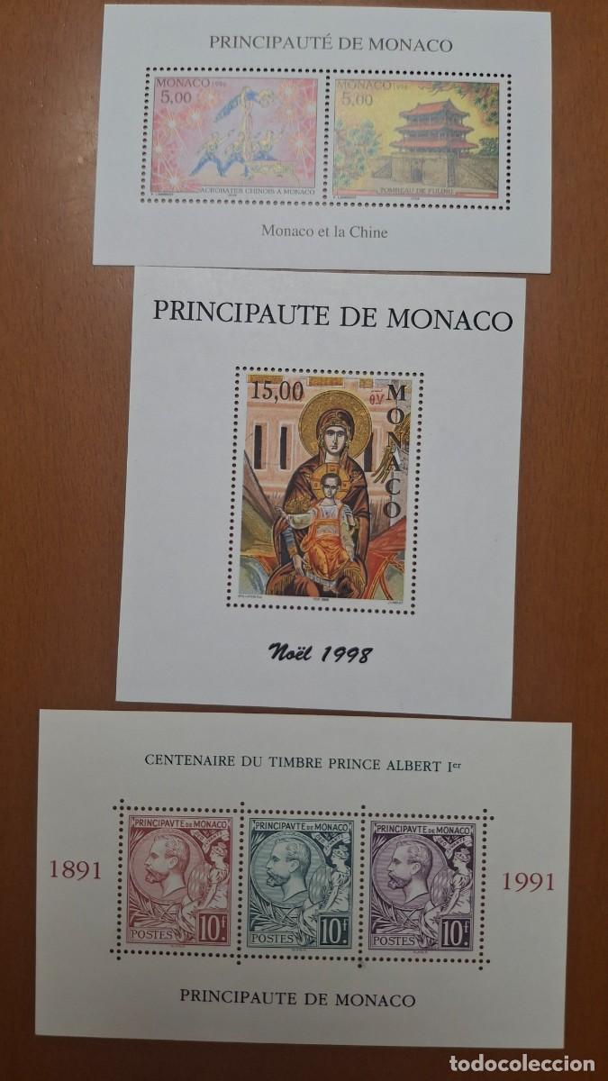 Selos: HB67 HOJITAS BLOQUE de MONACO en NUEVO ideal para tematicas (leer descripcion)
