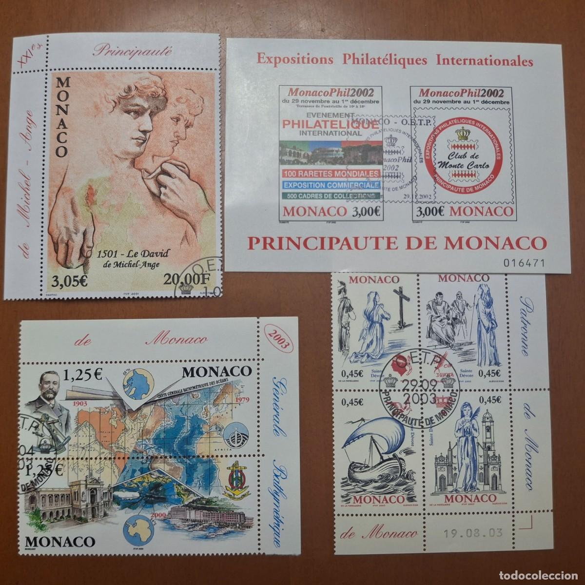 Stamps: HB69 HOJITAS BLOQUE de MONACO en usado ideal para tematicas (leer descripcion)